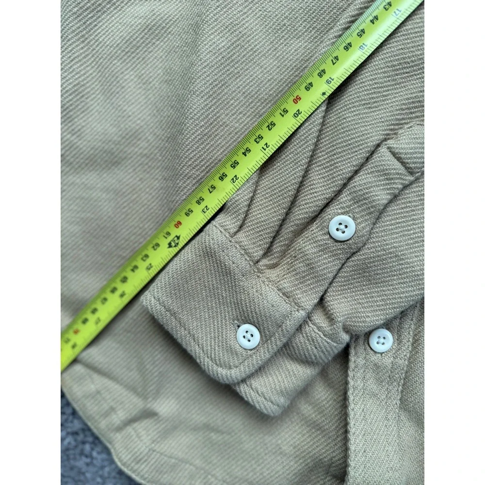 NWT The North Face Mens Twill Flannel Shirt Button Front Tan Stone Small‎ $100